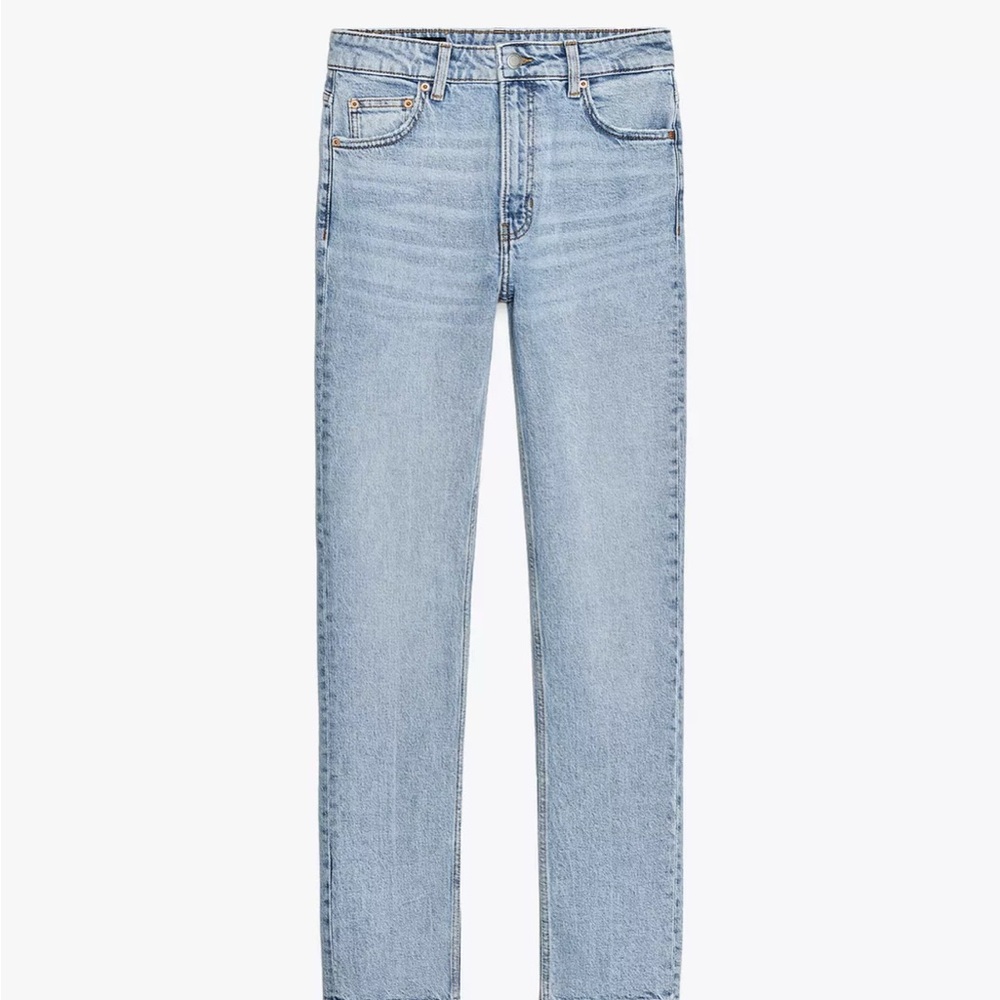Zara Women's High Rise Light Blue Jeans
